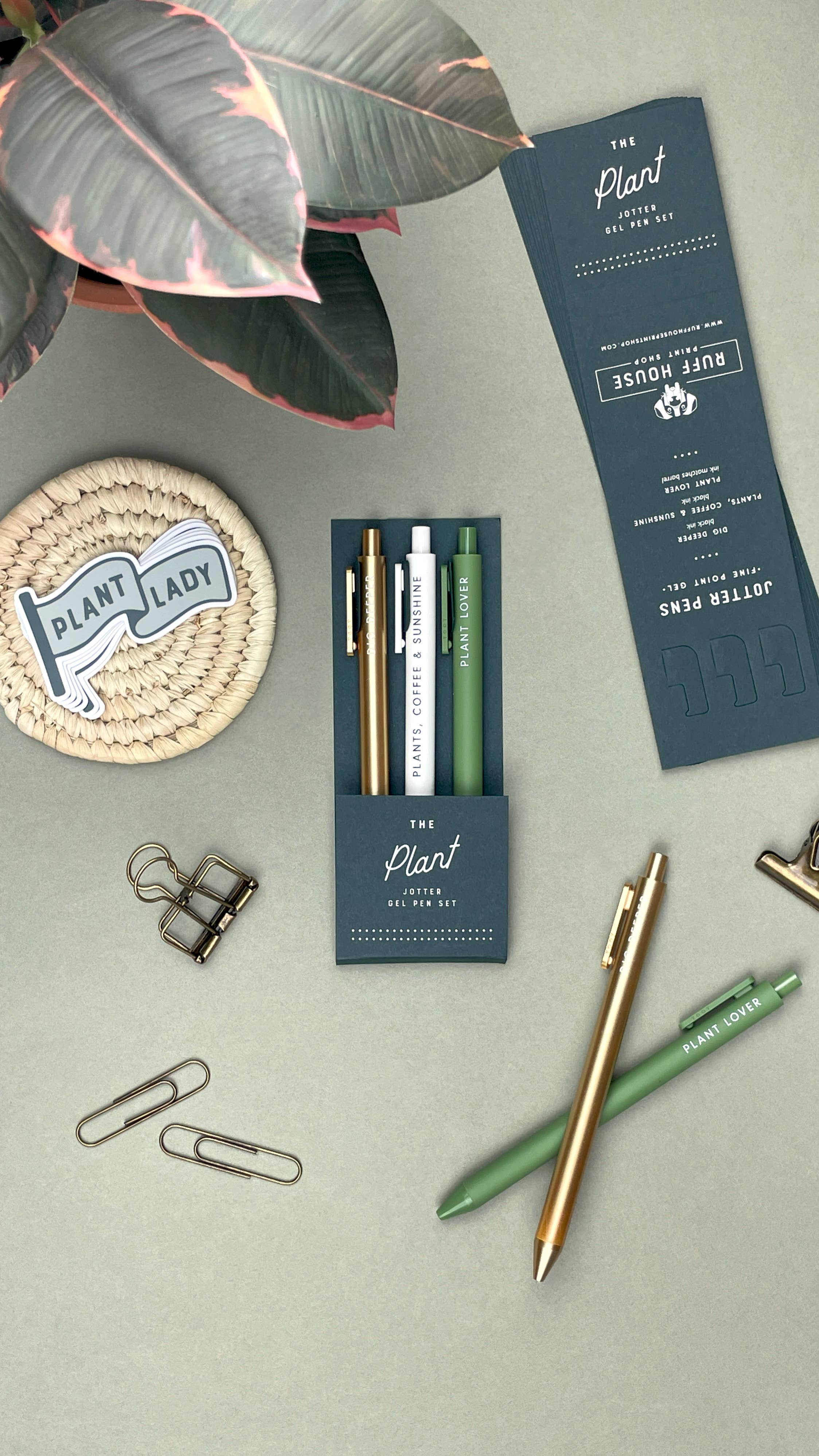 Plant Gel Pens