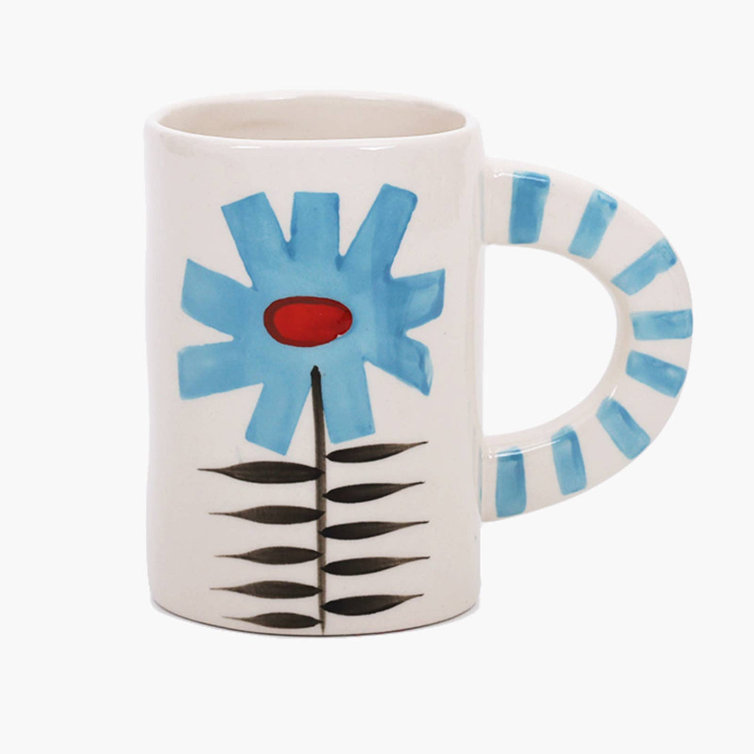 Blue Floral Mug