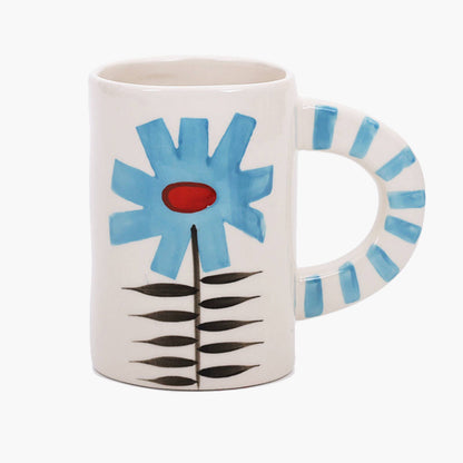 Blue Floral Mug