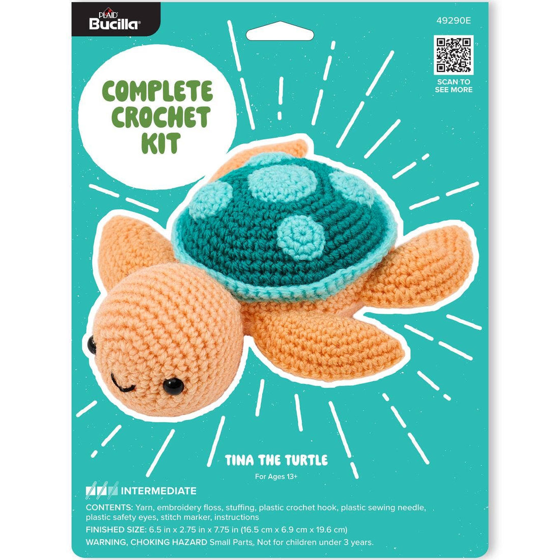Tina the Turtle Crochet Kit