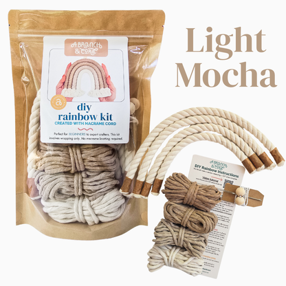 DIY Macrame Rainbow Kit