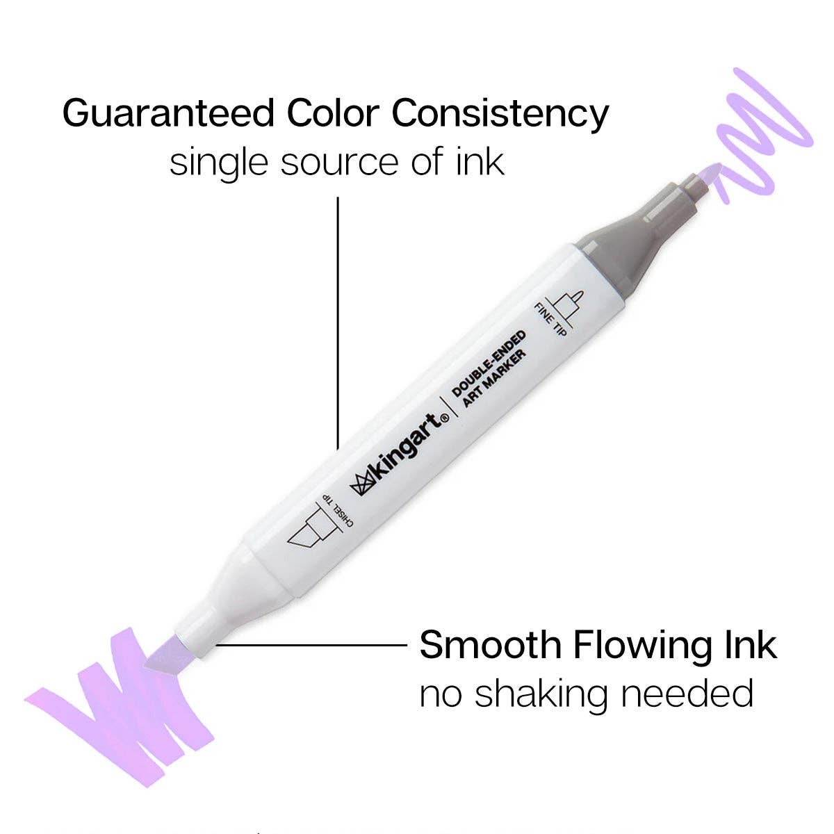 Double-Ended Alcohol Markers: Pastel