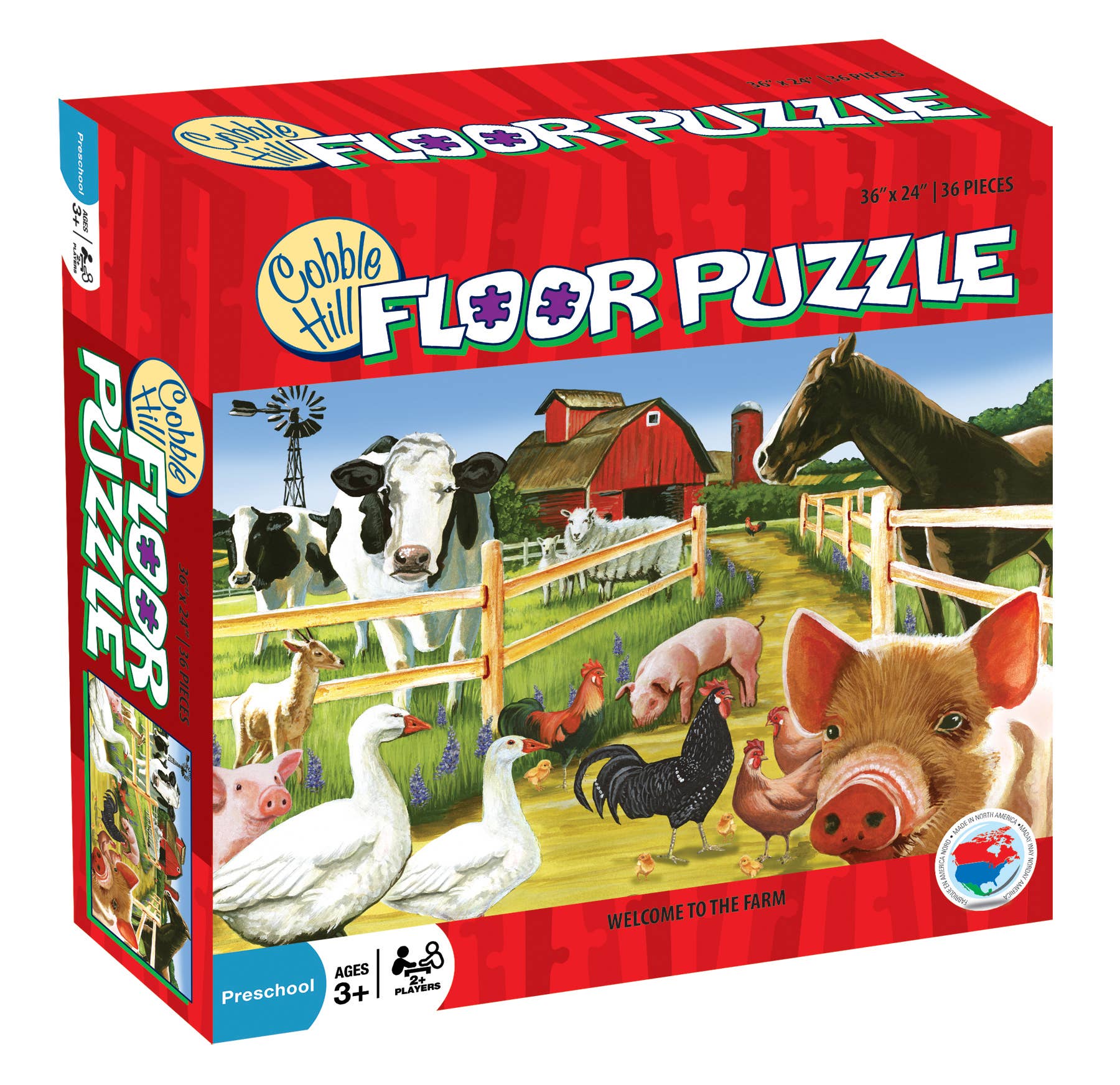 Welcome to the Farm floor puzzle