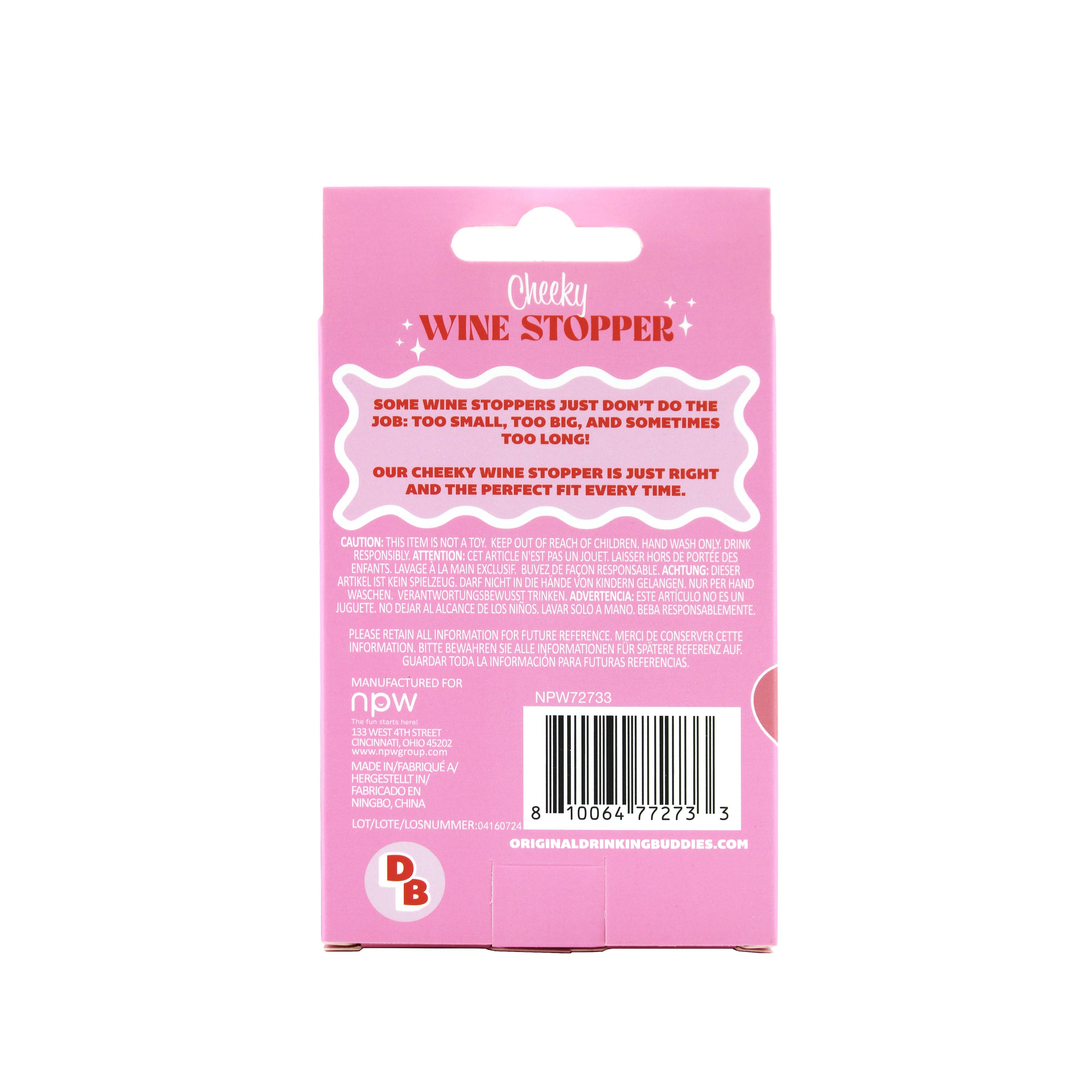Bachelorette Party Cheeky Wine Stopper