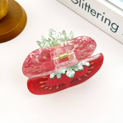 Tomato Slice Claw Clip