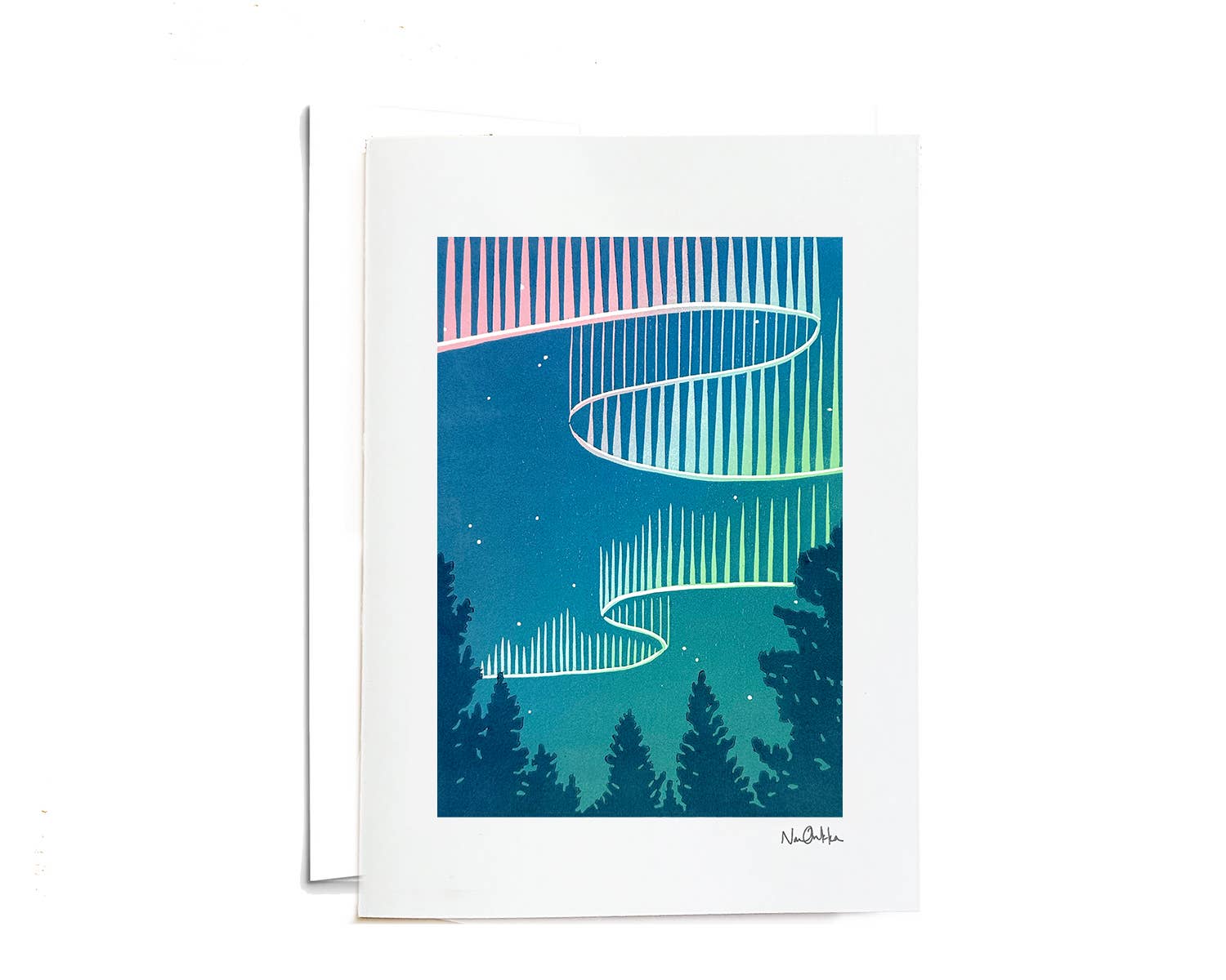 Northern Lights Greeting Card