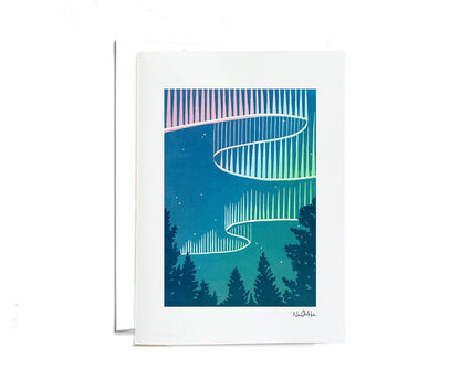 Northern Lights Greeting Card