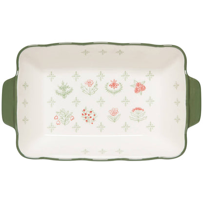 Camellia Stoneware Baking Dish