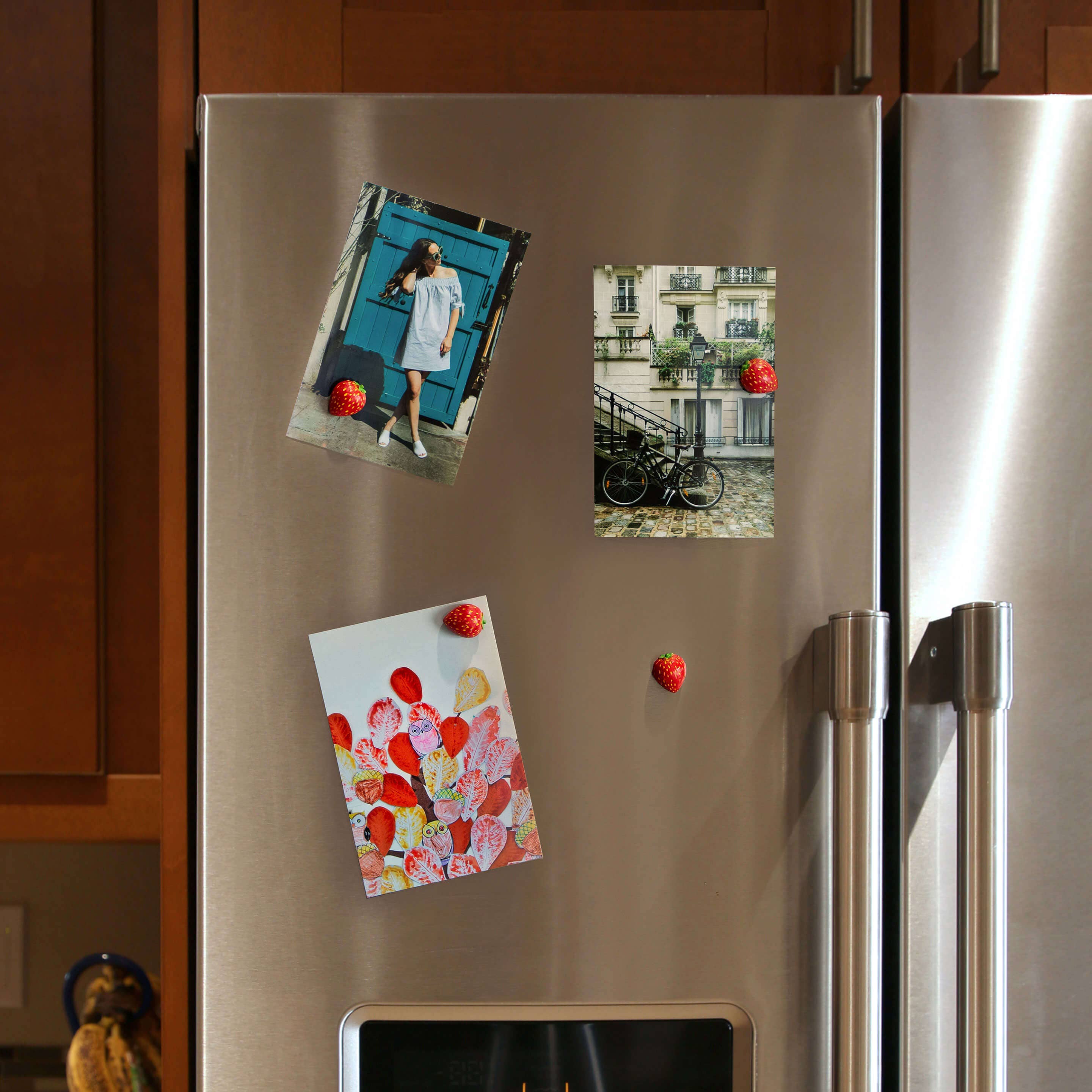 Strawberry Magnets 4 pack