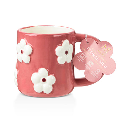 18oz 3D Floral Mug