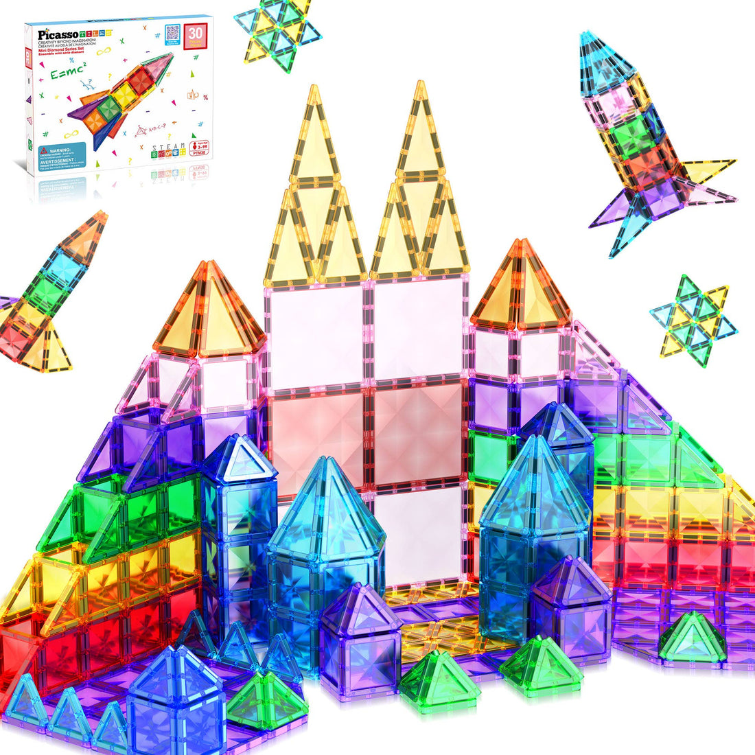 Travel Size Magnetic Tile Building Set