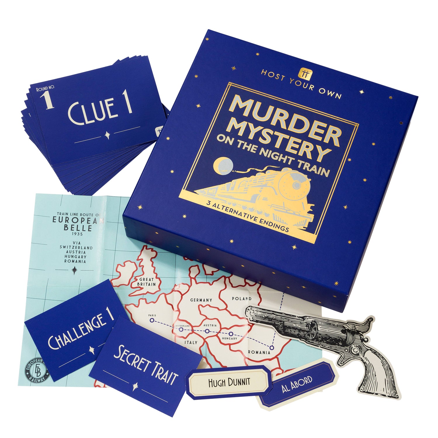 Murder Mystery On The Night Train Game