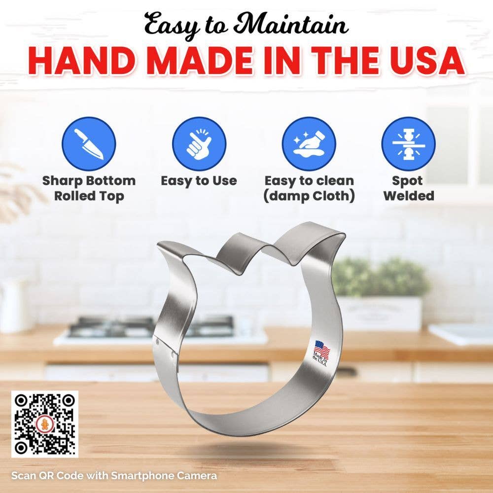 Rose Tulip Flower Cookie Cutter