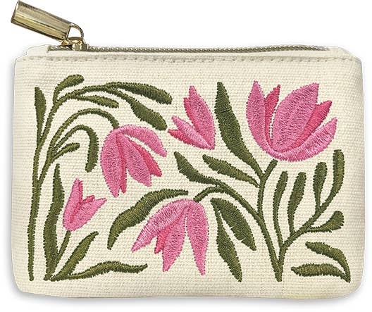 COIN POUCH FLOWER MARKET