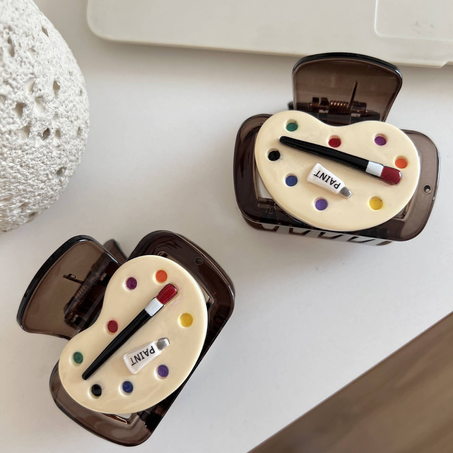 Paint Palette Claw Clips