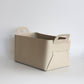 Vegan Leather Storage Basket, Medium