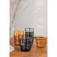 Stackable Drinking Glass 13 oz - Amber