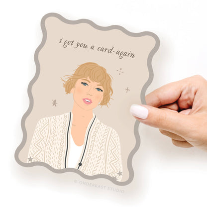 Wavy Die Cut TS Folklore Notecard