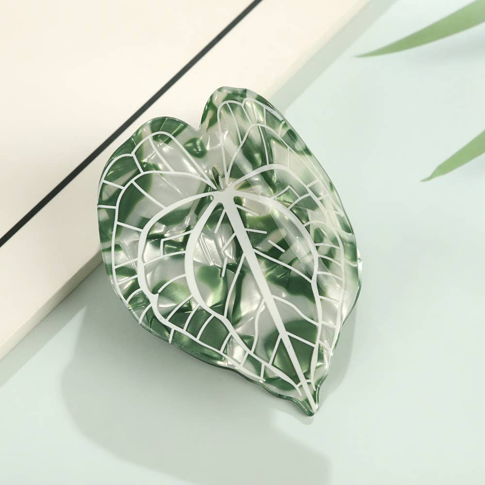 Botanical Leaf Claw Clip