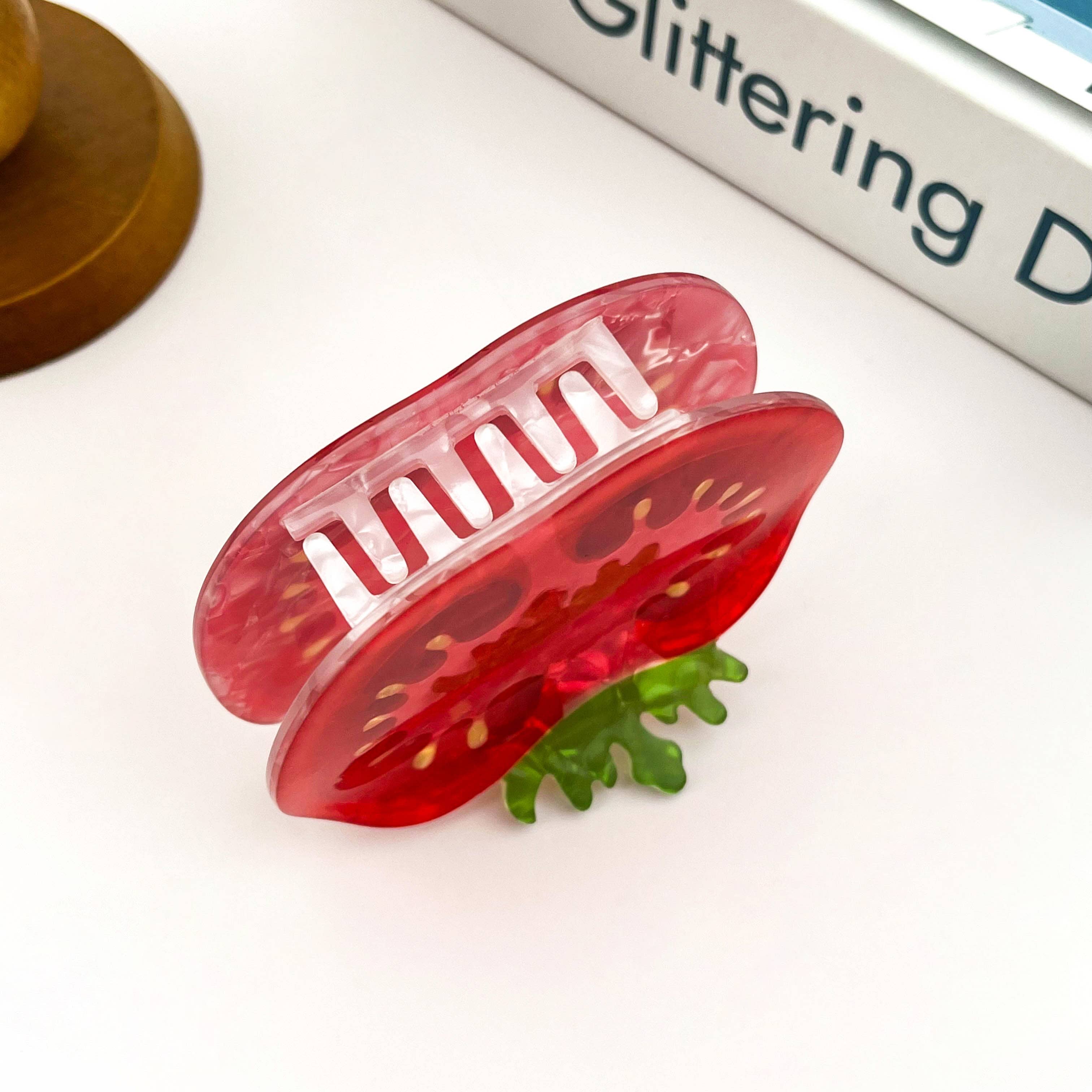 Tomato Slice Claw Clip