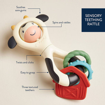 Teething Rattle - Carmen the Cow