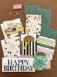 Birthday Truck die-cut folded Greeting Card