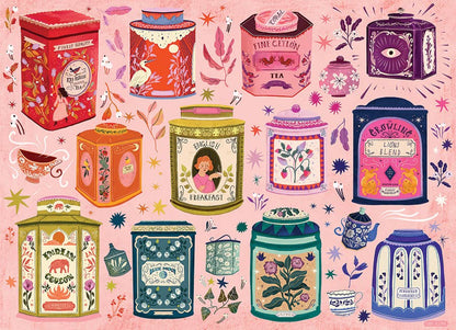 Tea Tin Treasures 1000pc puzzle