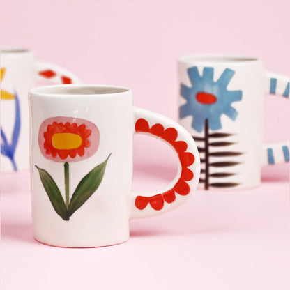 Sunflower Floral Mug