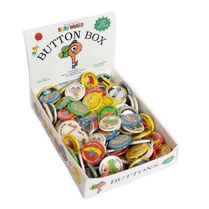 Richard Scarry Button Pin