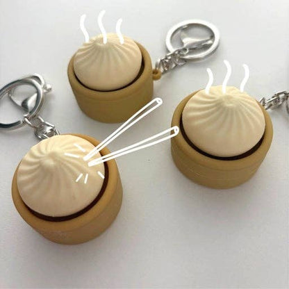 Dumpling Clicker Keyring