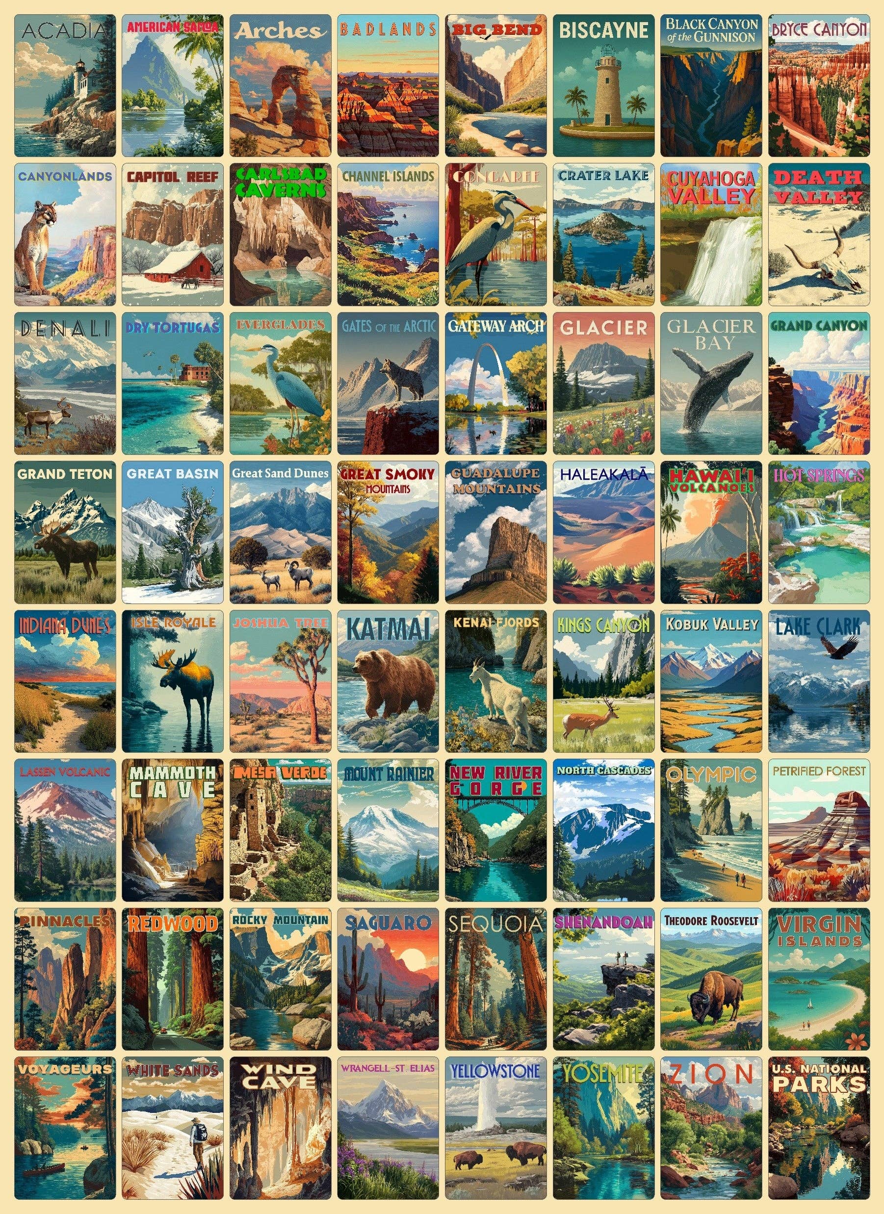 National Parks Puzzle