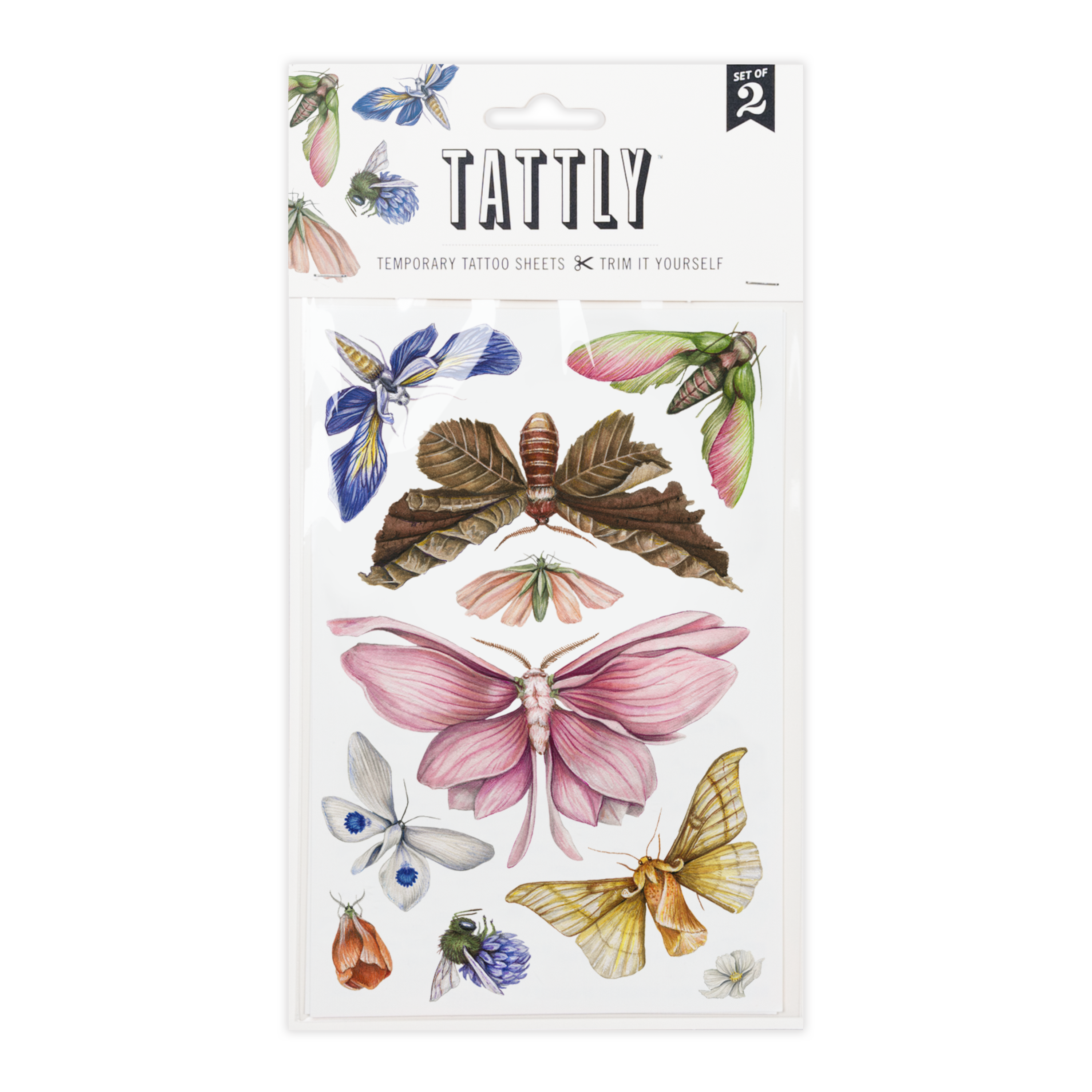 Floraflies Tattoo Sheets