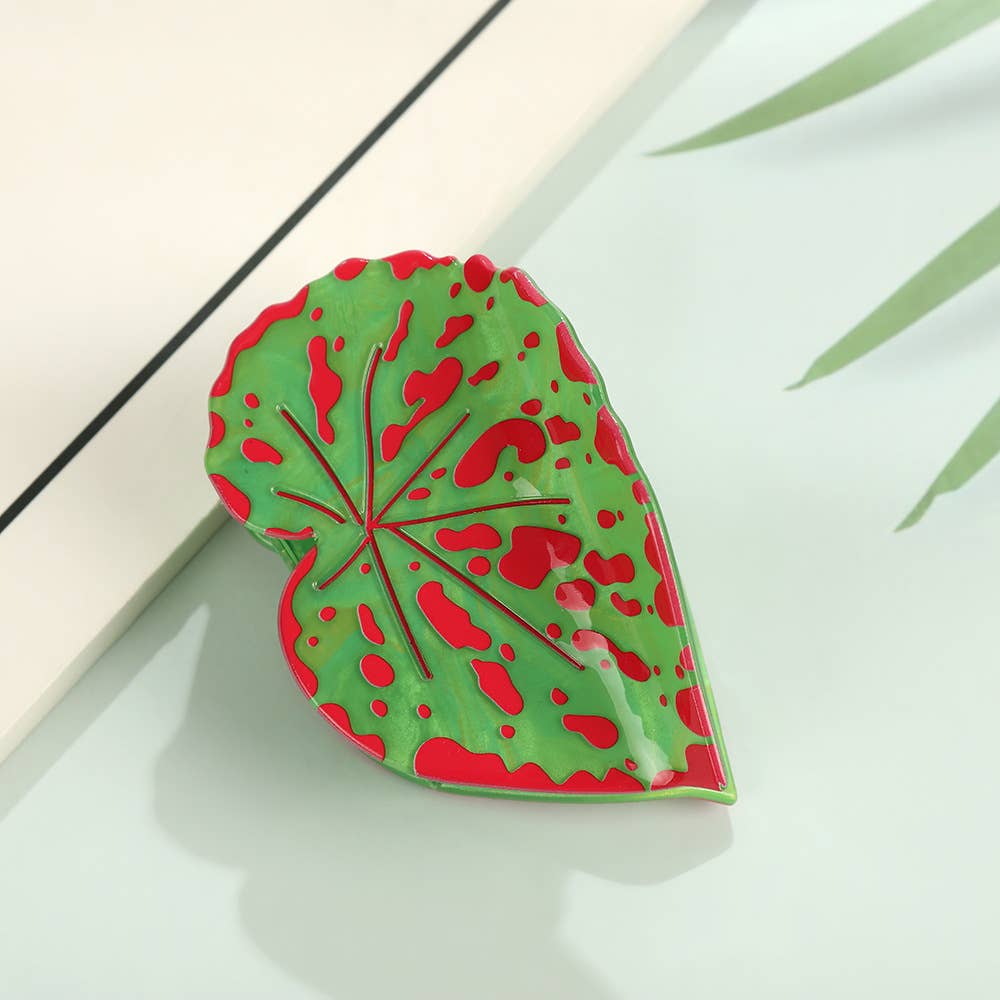 Botanical Leaf Claw Clip
