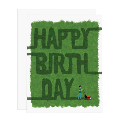 Mower Greeting Card