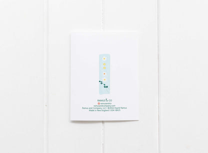 Birth Month Flowers Greeting Card