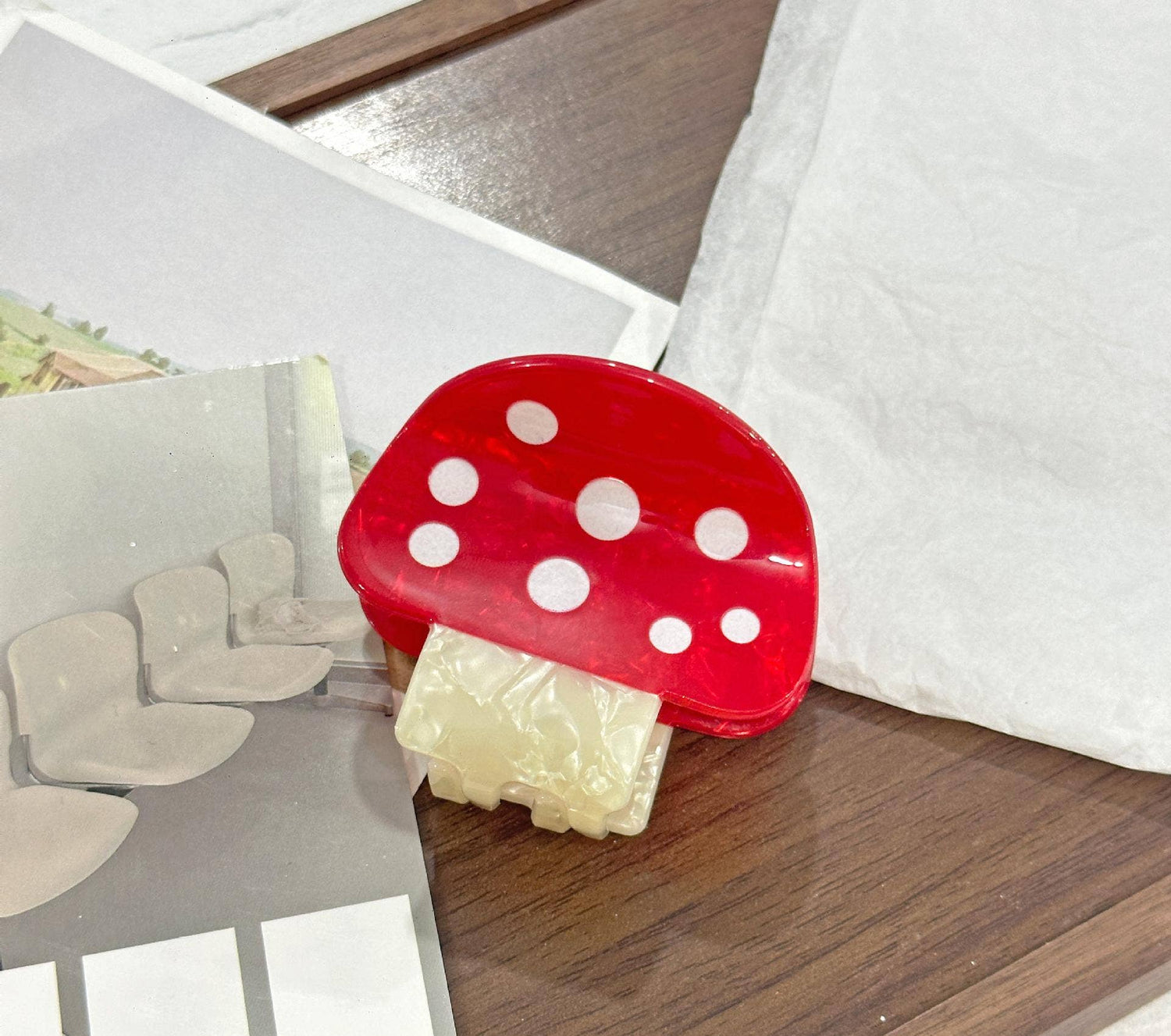 Mushroom Claw Clips