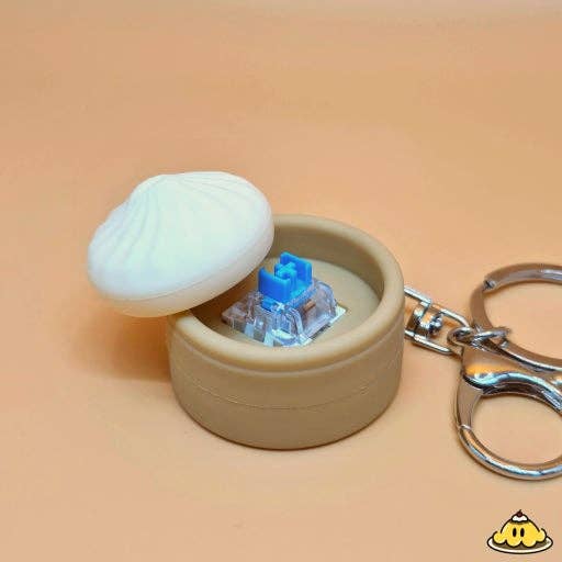 Dumpling Clicker Keyring