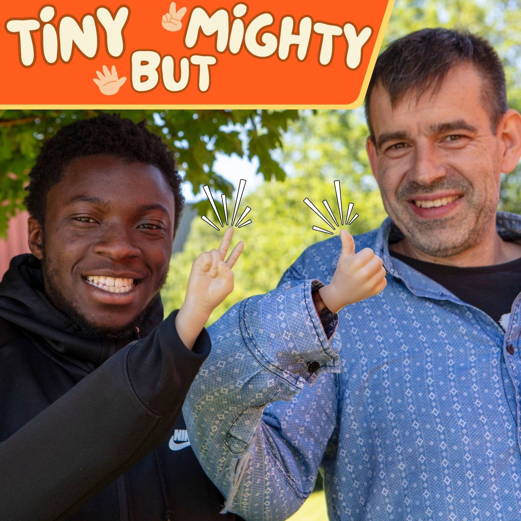 Tiny Hands on Sticks Prank