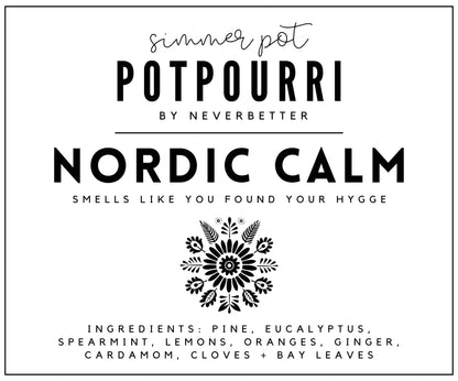 Nordic Calm Simmer Pot Potpourri