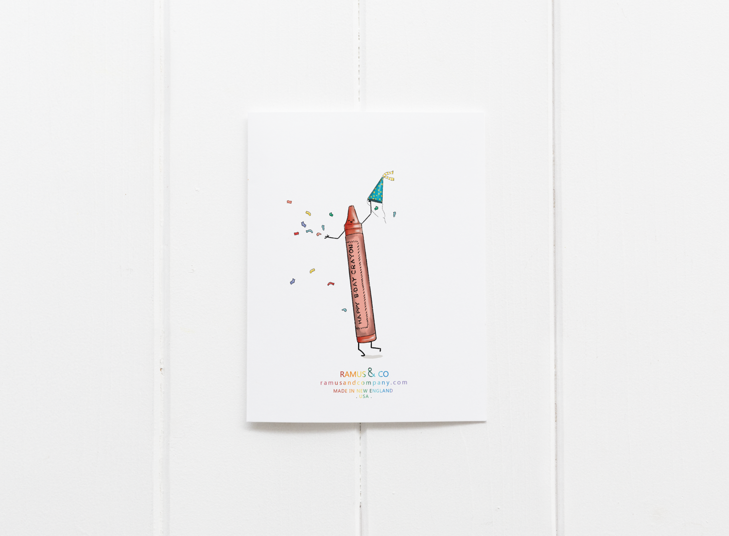 Party Crayons Greeting Card