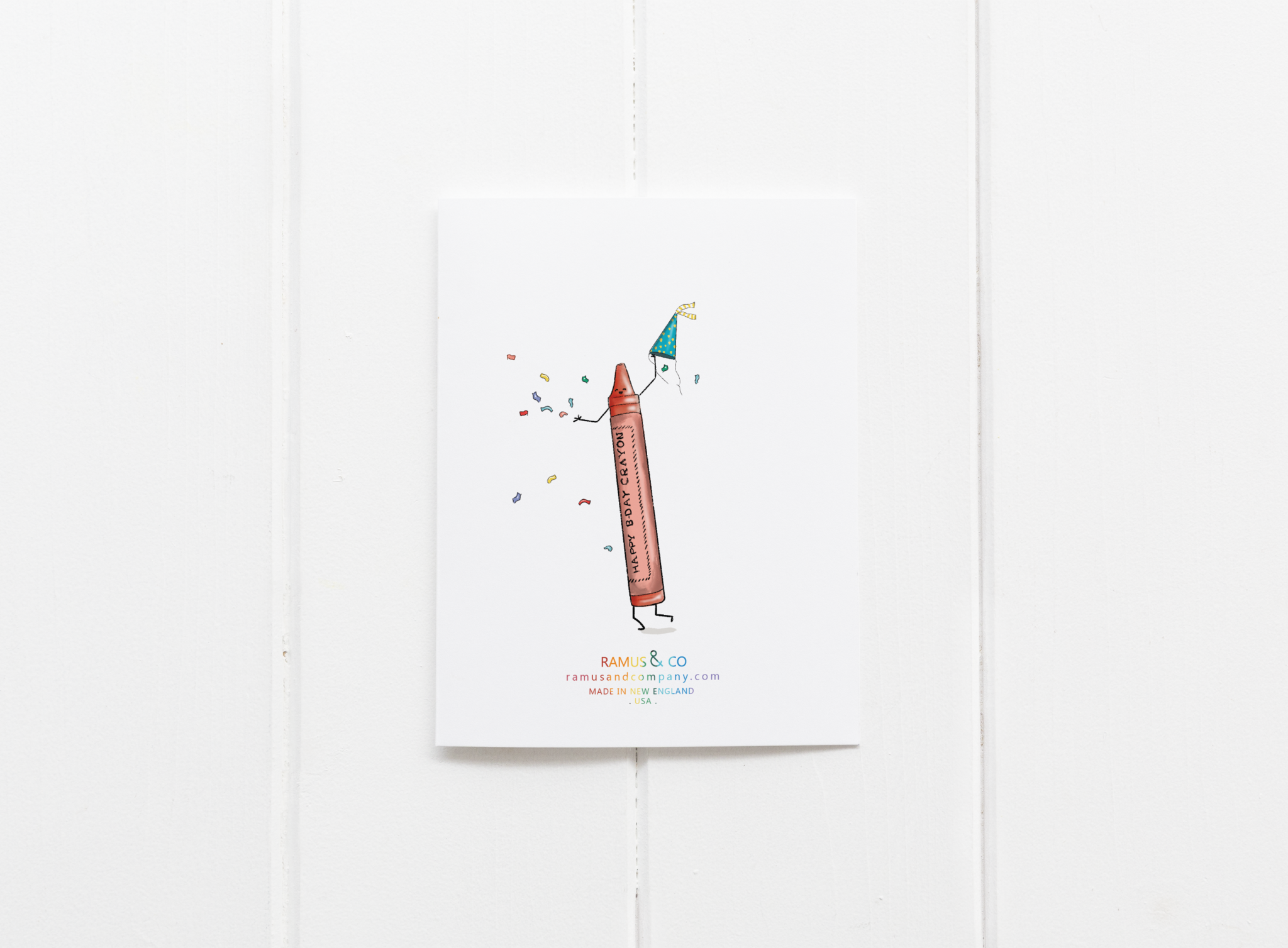 Party Crayons Greeting Card