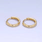 14K Gold Filled 13mm Minimalist Huggie Earrings | P505