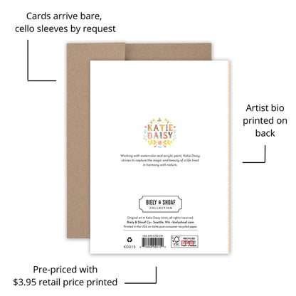 Wildflower Birthday Card