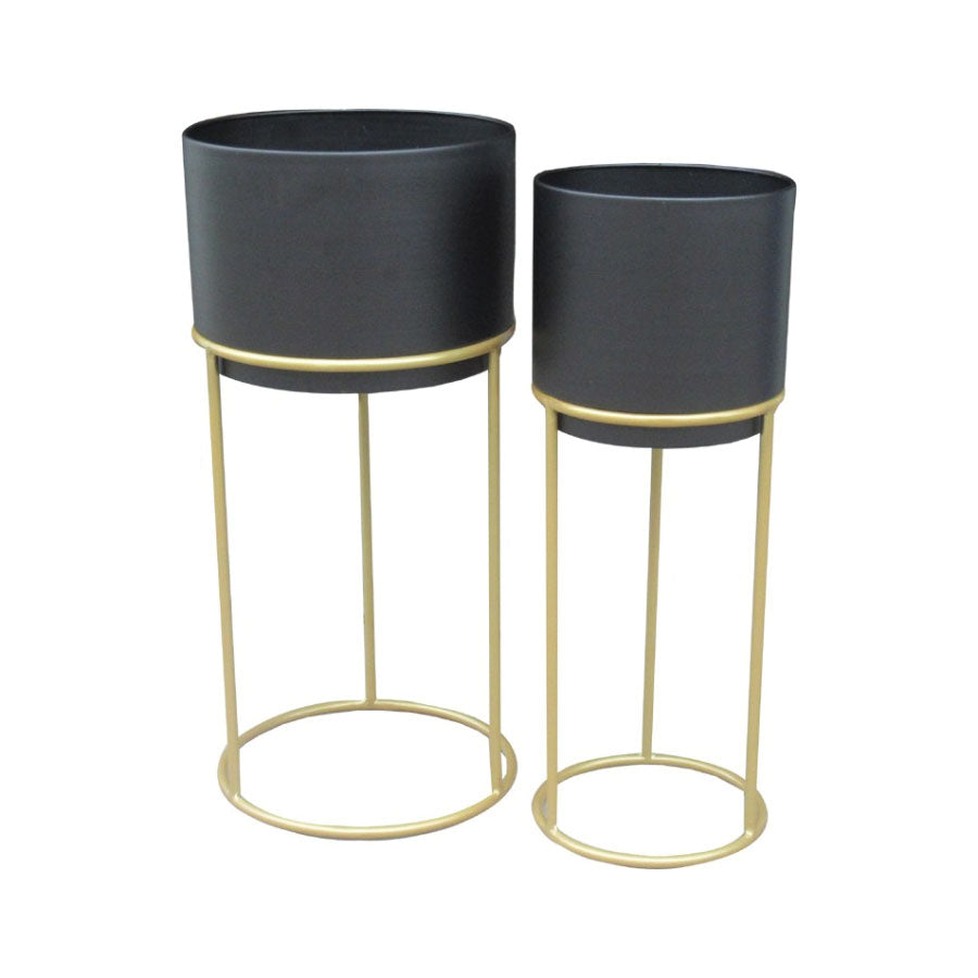 Ebony Planter Stand