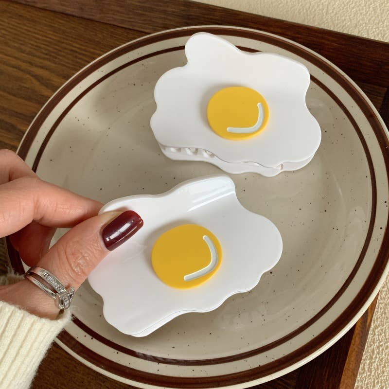 Fried Egg Claw Clip