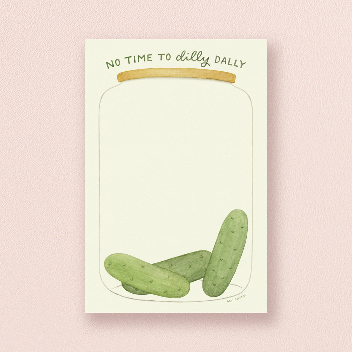 No Time To Dilly Dally Notepad