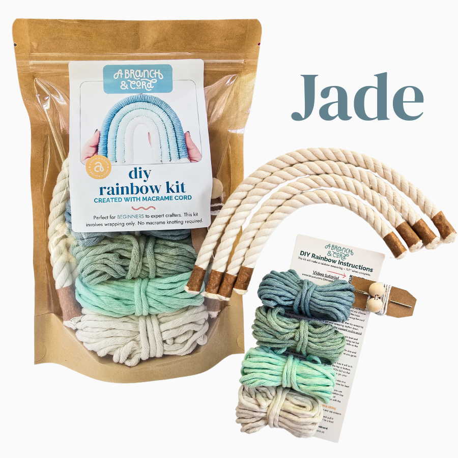 DIY Macrame Rainbow Kit