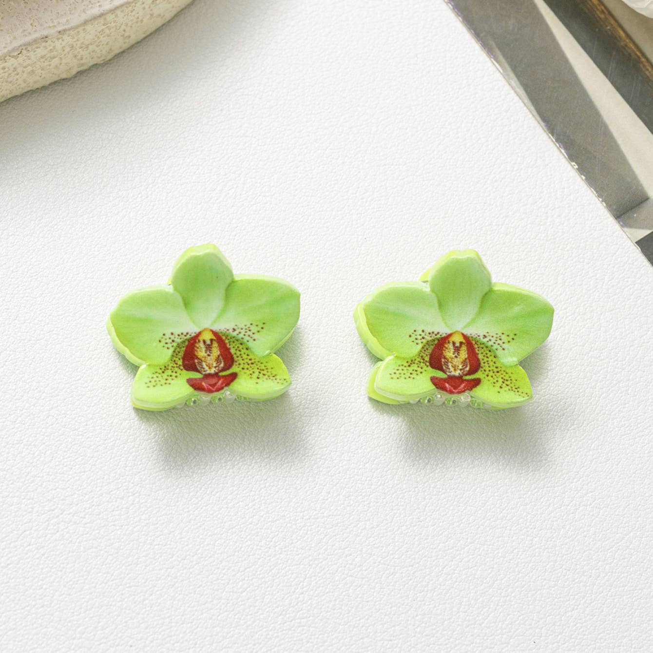 2-Pack Orchid Mini Claw Clips