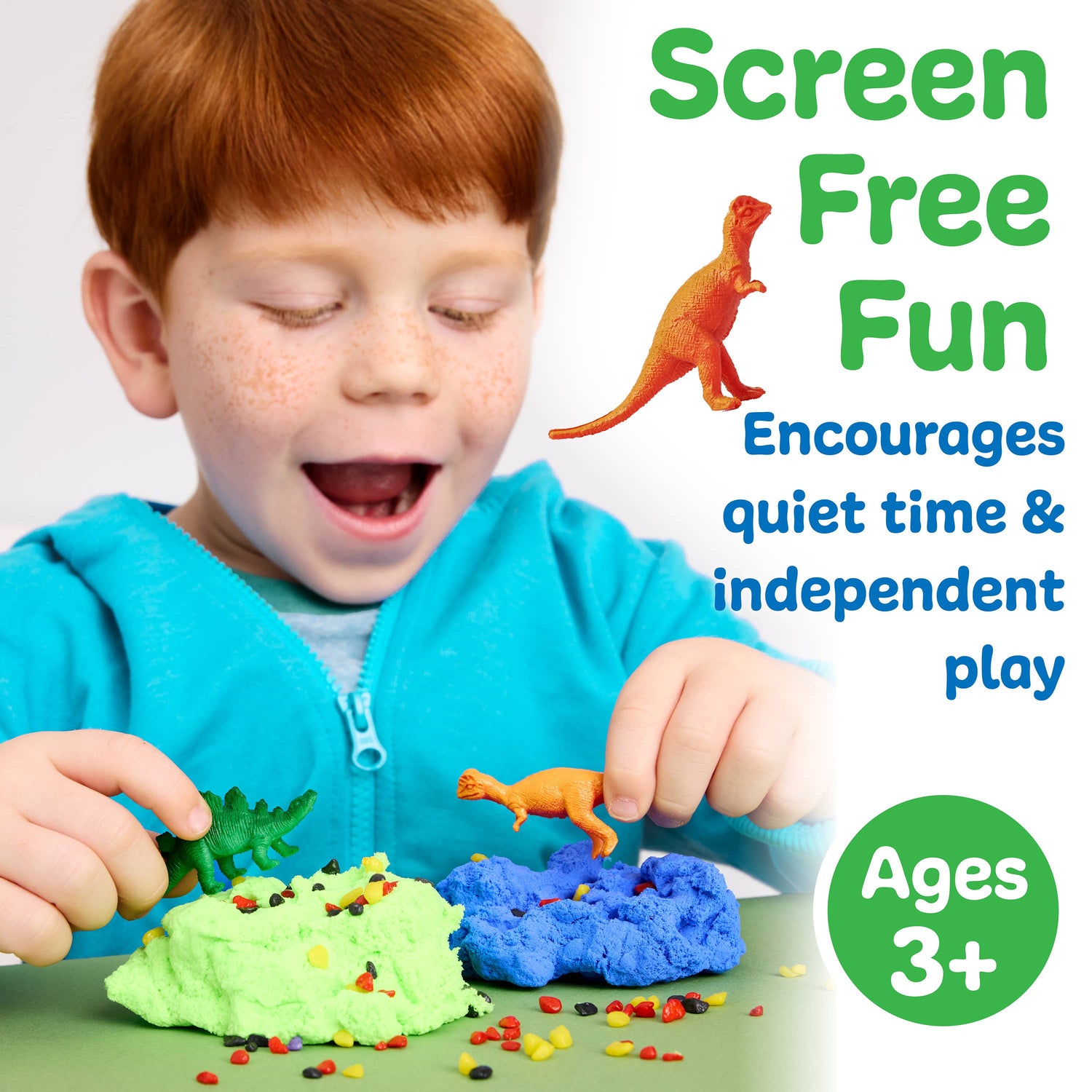 Sensory Cloud Clay: Dinosaur Theme