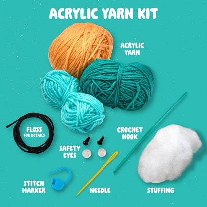 Tina the Turtle Crochet Kit